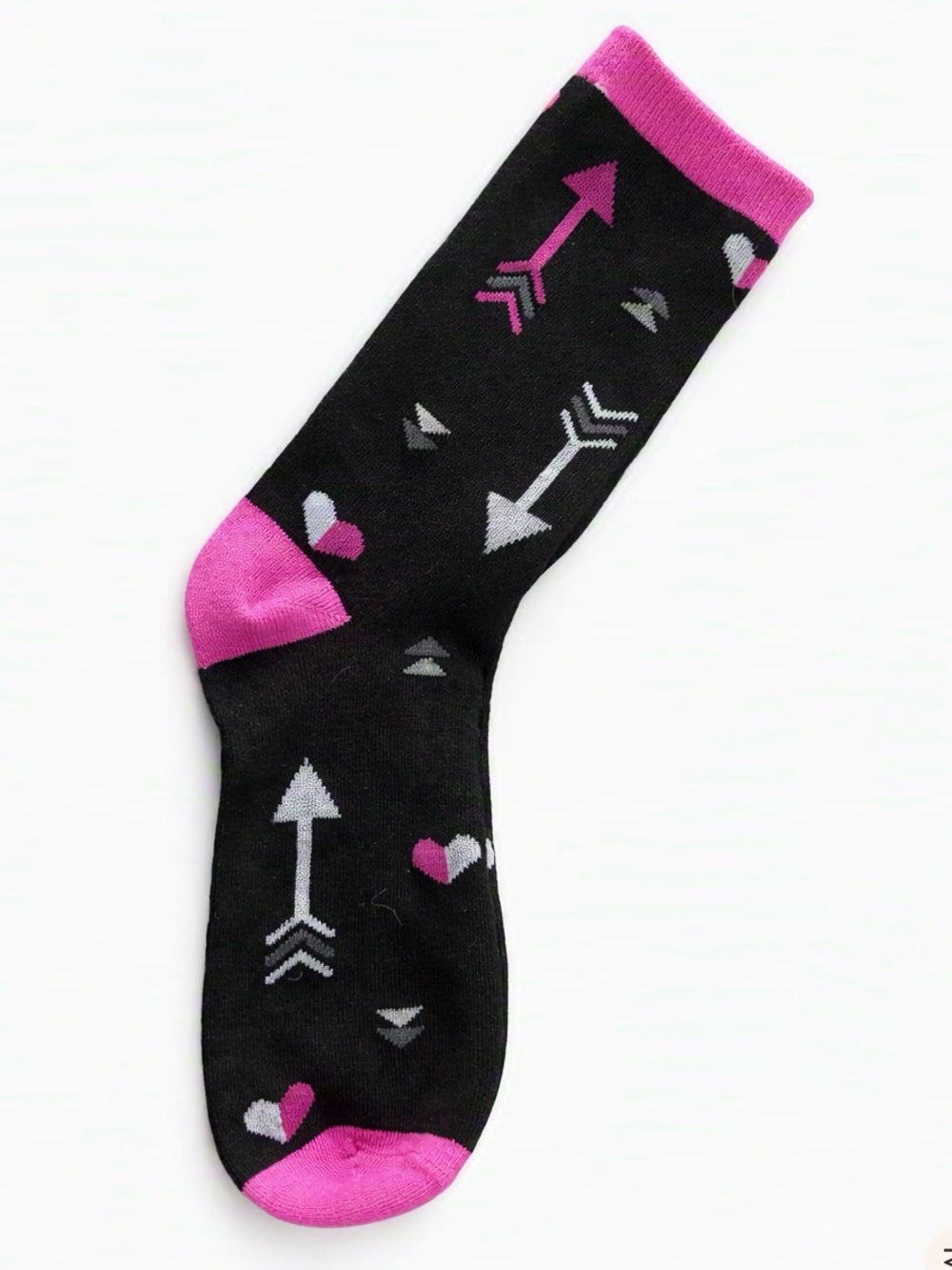 FREE W PURCHASE  Black And Pink Socks